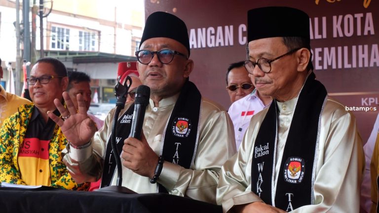 Hasil Pleno Tingkat Kota Tanjungpinang, Lis-Raja Pemenang Pilkada 2024