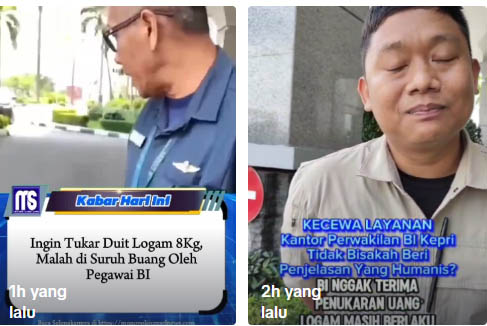 Viral, Pria Ditolak Saat Akan Tukar Uang di BI Kepri