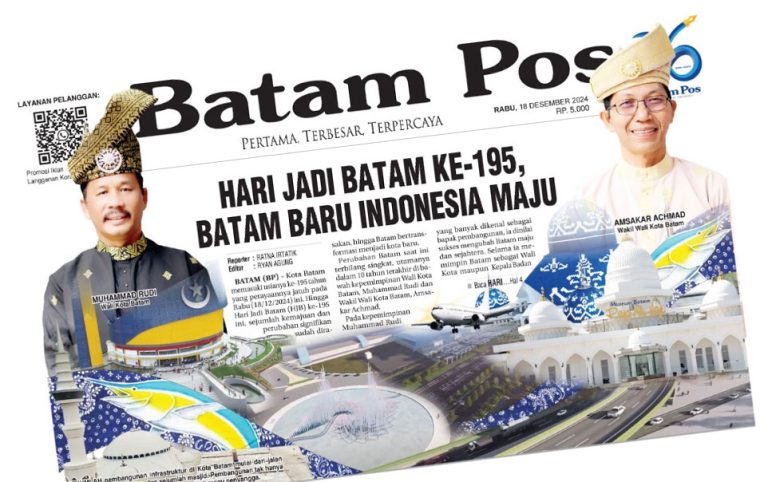 Hari Jadi ke-195 Batam,  Batam Baru Indonesia Maju