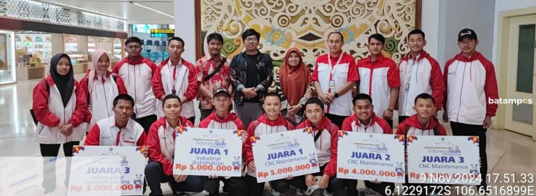 Lolos Seleknas, Tujuh Siswa SMKN I Batam Siap Berlaga di WorldSkills ASEAN 2025