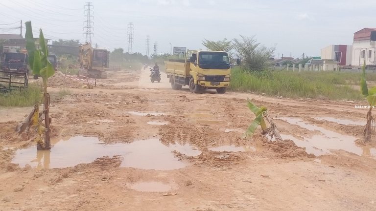 Bertahun-tahun Dibiarkan Rusak, Warga Tanam Pohon Pisang di Jalan Marina
