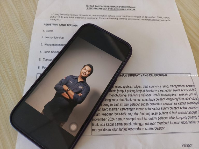 Indra, Marketing di Batam Hilang Secara Misterius, Keluarga Gelisah