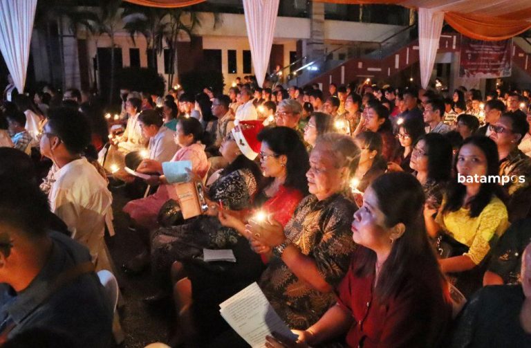 Berjalan Khidmat dan Lancar, Perayaan Natal di Batam Tanpa Gangguan