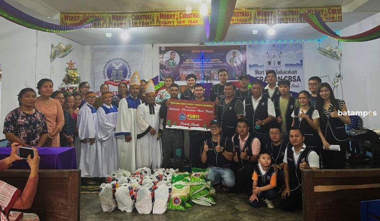 PSMTI Karimun Peduli Kasih, Bagikan 130 Paket Sembako