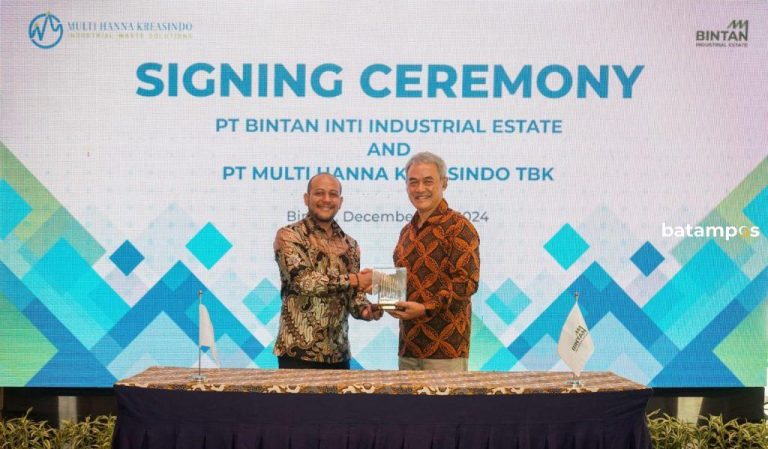 PT Multi Hanna Kreasindo Tbk Wujudkan Solusi Limbah B3 Terintegrasi di Kawasan Bintan Industrial Estate Bintan