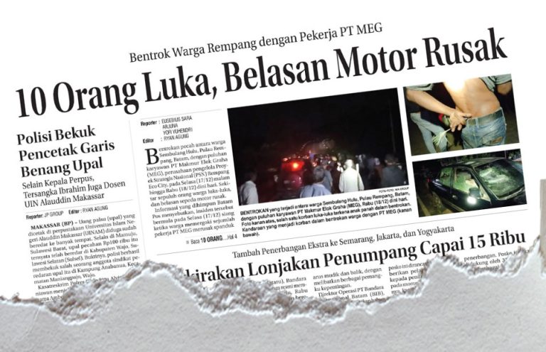 Tokoh Adat Melayu Kepri Kutuk Kekerasan di Rempang