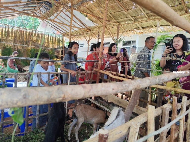 Gereja Katolik di Tanjungpinang Ini Hadirkan Kandang Domba saat Natal