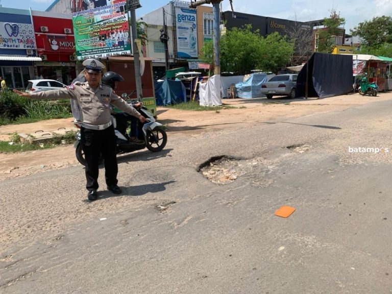 Satlantas Catat 20 Kecelakaan Terjadi di Batam Akibat Jalan Rusak dan Berlubang