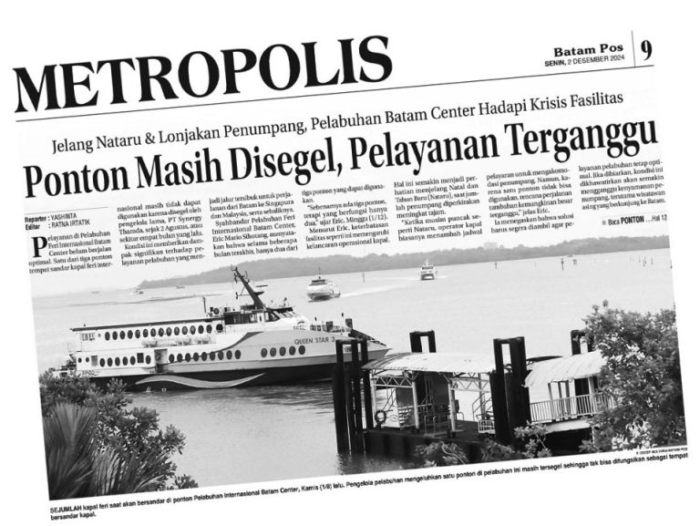 Ponton Masih Disegel, Pelayanan Terganggu