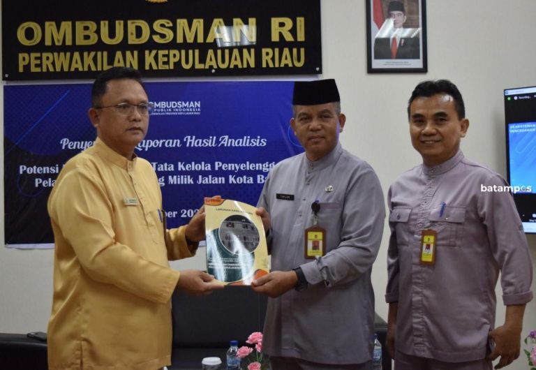 Ombudsman RI Kepri Serahkan Kajian Pengelolaan Parkir di Batam, Soroti Potensi Maladministrasi