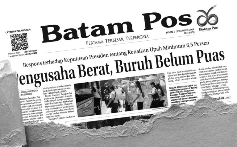 Respons terhadap Keputusan Presiden tentang Kenaikan Upah Minimum 6,5 Persen; Pengusaha Berat, Buruh Belum Puas