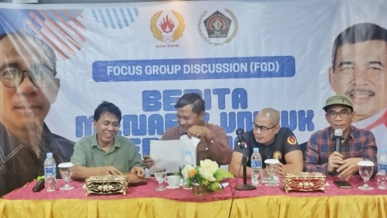 Ketua KONI Kepri: Berkat Wartawan, Kiprah Olahraga Dikenal Publik