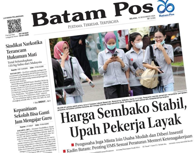 Harga Sembako Stabil, Upah Pekerja Layak