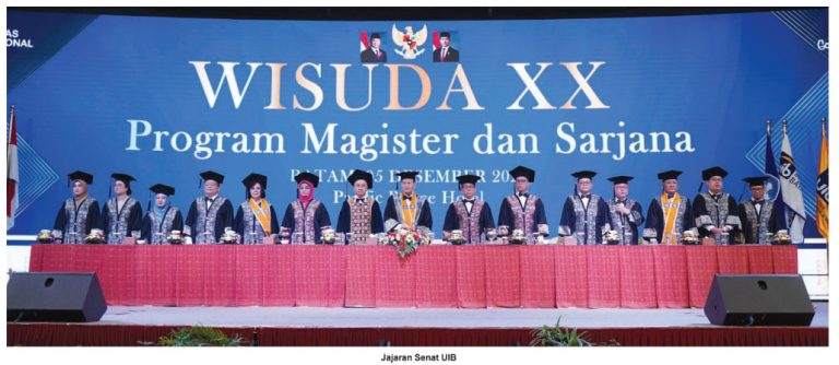 Sidang Terbuka Senat Program Magister dan Sarjana Universitas Internasional Batam XX