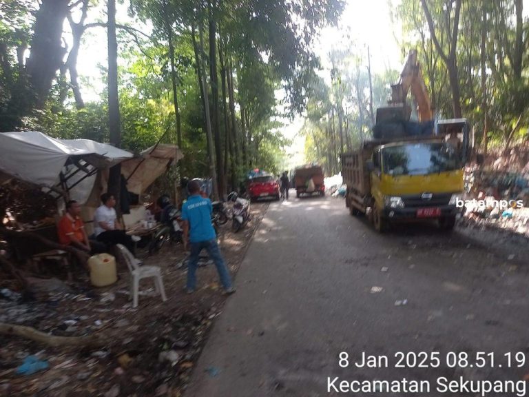 DLH dan Kecamatan Sekupang Bersihkan TPS Liar, Turunkan Alat Berat