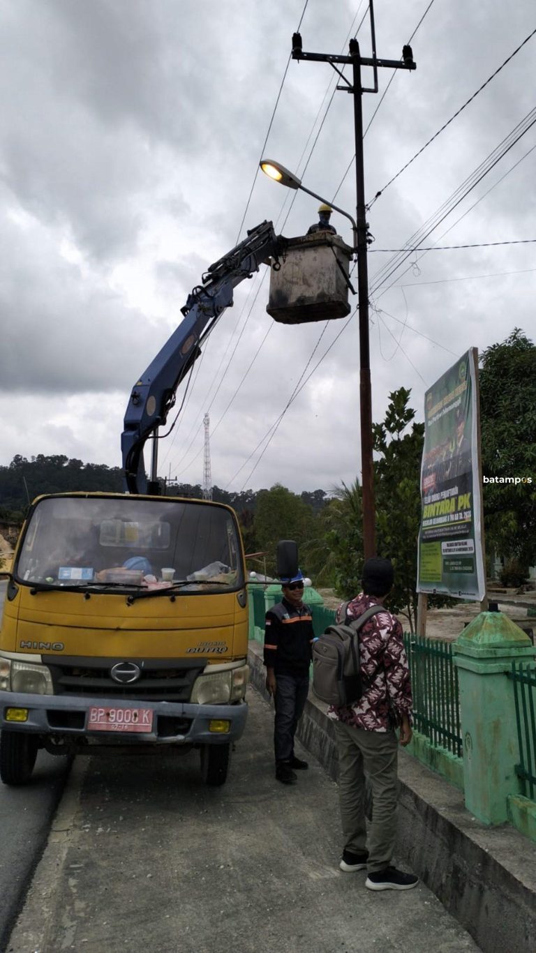 Anggaran Perawatan Lampu Jalan di Karimun Terbatas