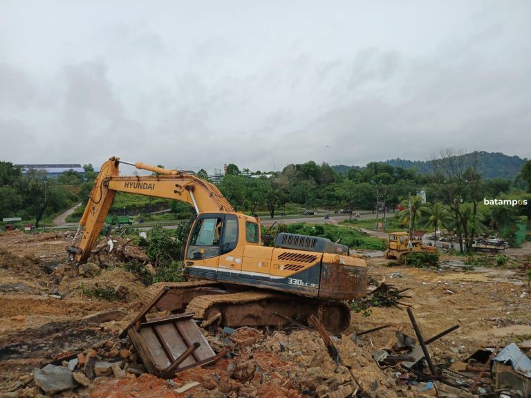 Bangunan Semua sudah Rata, Penertiban Kampung Tembesi Tower Tepat Waktu