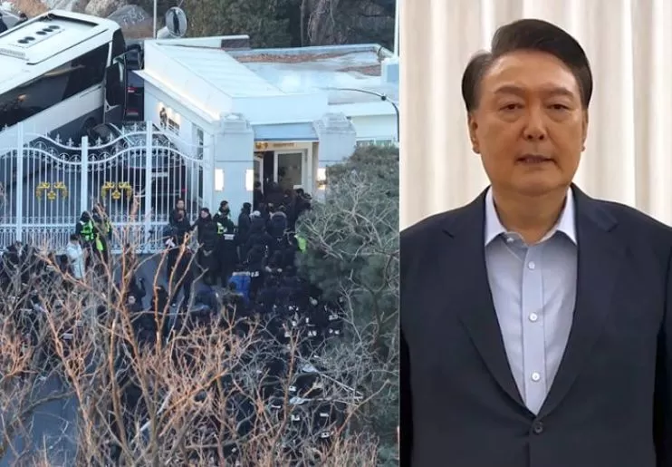 Presiden Korsel Yoon Suk Yeol Resmi Ditahan