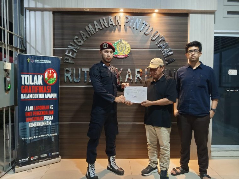 Kabag Tapem Karimun Zulkhairi Alias Alex Resmi Ditahan di Rutan Karimun