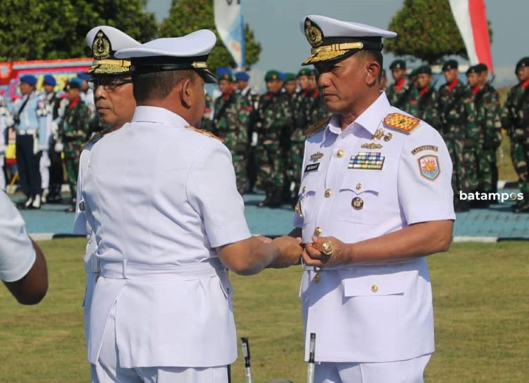Berkat Widjanarko Dilantik sebagai Komandan Lantamal IV Batam
