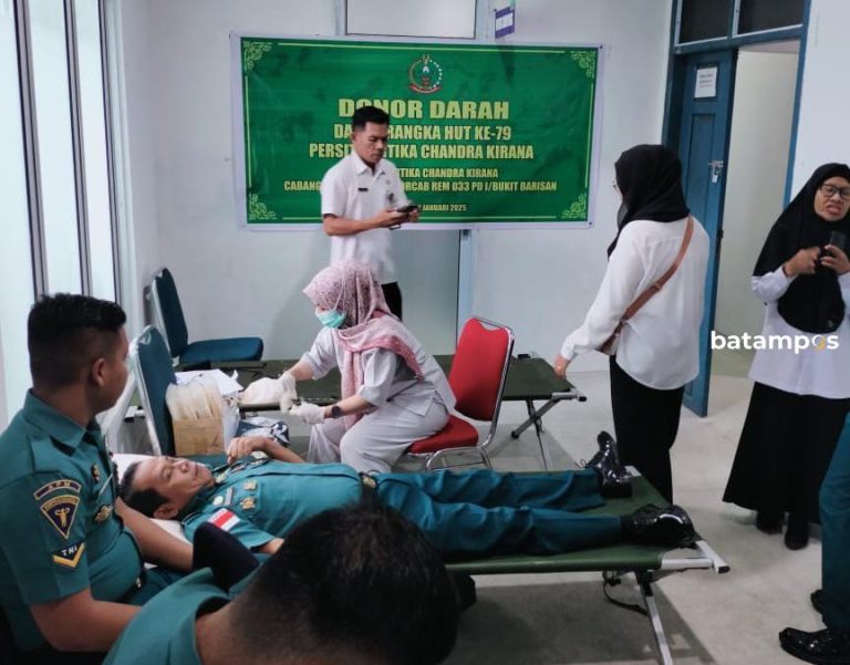 Gelar Donor Darah, Koramil 02 Tarempa Sediakan 34 Kantong Untuk Pasien Yang Mebutuhkan
