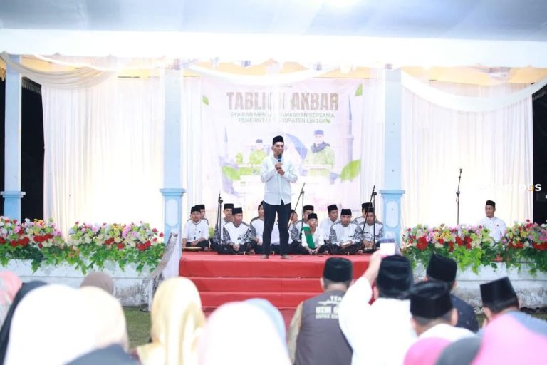“Sya’ban Menuju Ramadhan” Pemkab Lingga Gelar Tabligh Akbar