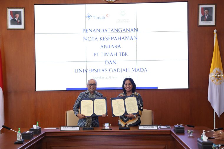 PT Timah Tbk dan UGM Jalin Kerja Sama untuk Bidang Pendidikan, Penelitian dan Pengabdian Masyarakat