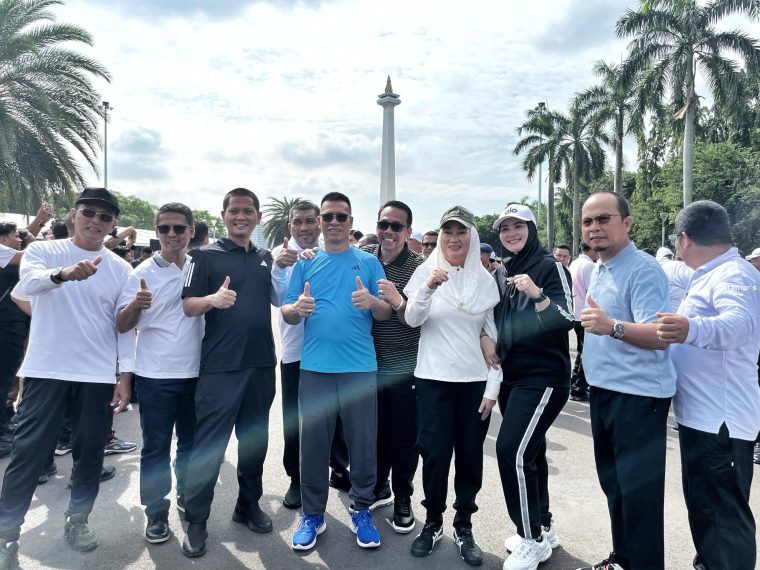 Aneng-Raja Bayu Ikut Gladi Kotor di Monas, Waktu Dilantik Hanya Ditemani Istri di Istana Negara