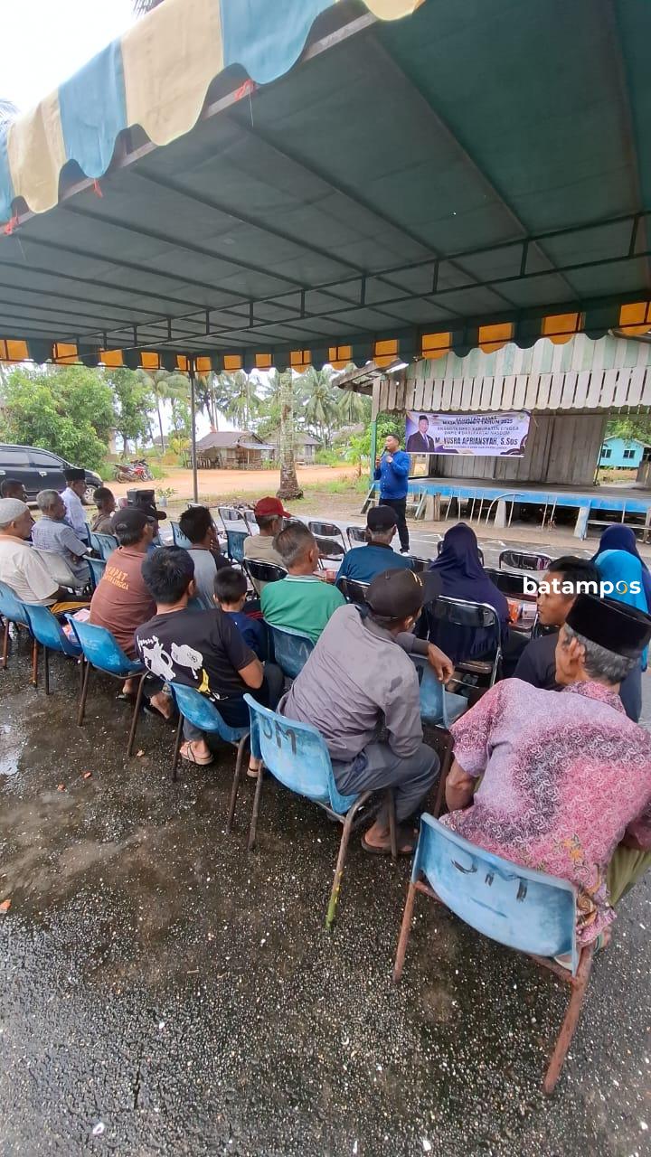 M Yusra Apriansah Anggota Komisi II DPRD Lingga Fraksi Partai Nasdem Laksakan Reses untuk Silaturahmi dan Menampung Aspirasi