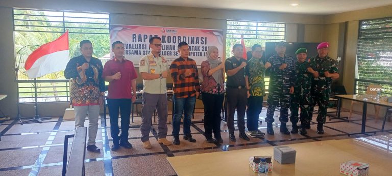 Evaluasi Pilkada Serentak Tahun 2024, Bawaslu Lingga Gelar Rapat Evaluasi Bersama Stakeholder Se-Kabupaten Lingga