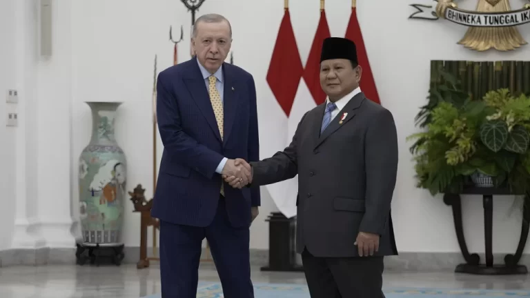 Presiden Prabowo dan Erdogan Sepakat Dukung Kemerdekaan Palestina