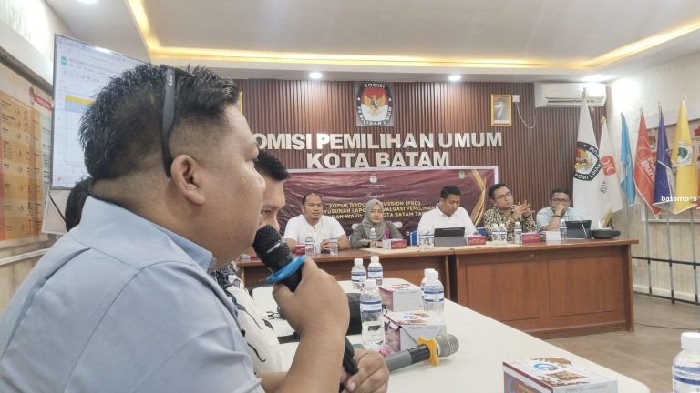 KPU Batam Gelar FGD Evaluasi Pilkada 2024, Efisiensi Anggaran Jadi Sorotan