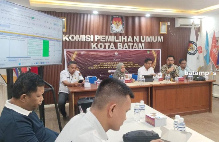 KPU Batam Gelar FGD Evaluasi Pilkada 2024, Efisiensi Anggaran Jadi Sorotan