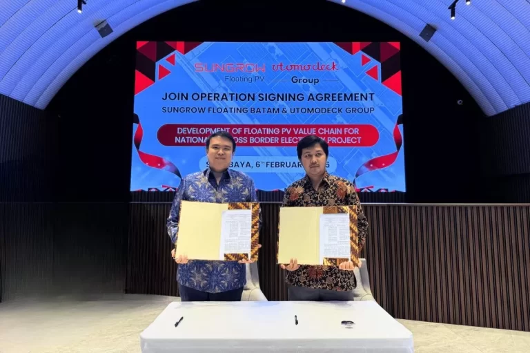 Utomodeck Group Gandeng Pemimpin Teknologi Global untuk Ekspansi PLTS Terapung, Bangun Pabrik di Batam