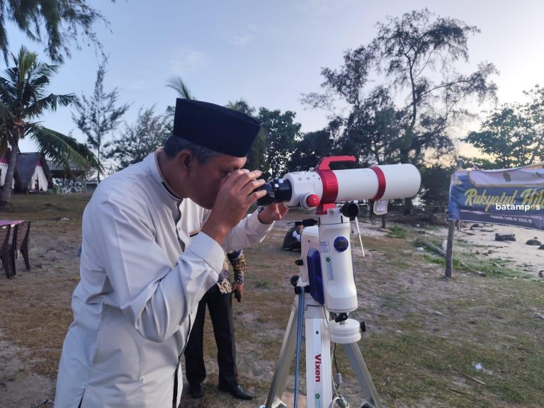 Hilal 1 Ramadan 2025 Tak Terlihat di Tanjungpinang Karena Tertutup Awan