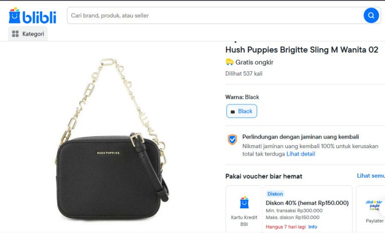 Inilah Rekomendasi Hush Puppies Bag Terbaik di Promo 2.2 Blibli