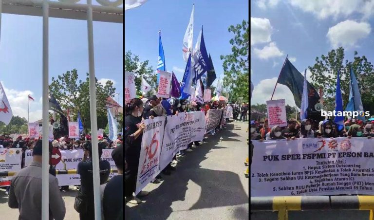 Ada Demo di Depan Kantor Walikota Batam