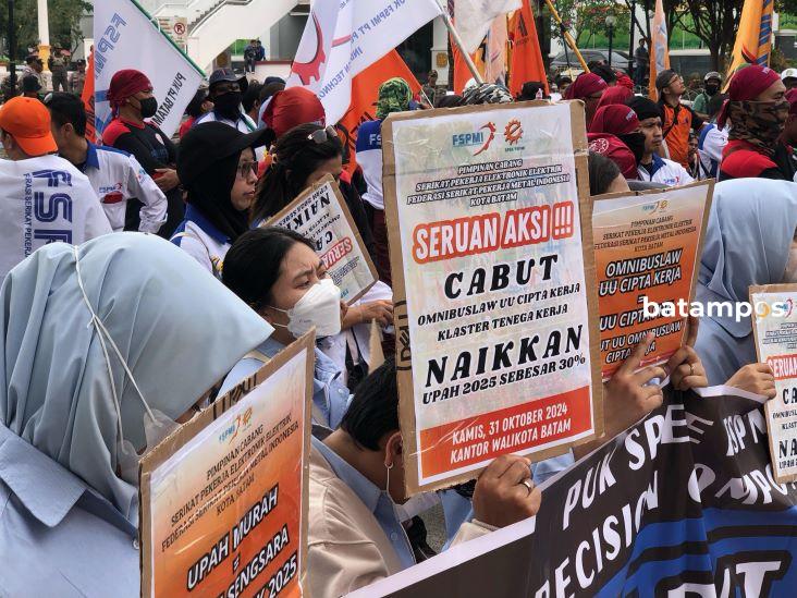 Seribu Buruh FSPMI Batam akan Gelar Aksi di Kantor Wali Kota