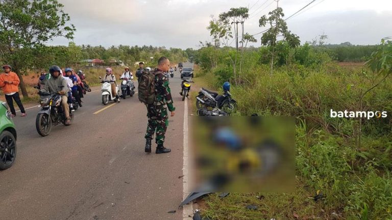 Dua Pemotor di Pinang Tewas Usai Saling Bertabrakan