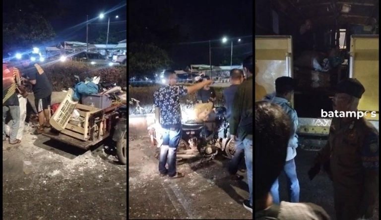 Razia Sampah Liar di Batam, Becak Motor Pengangkut Sampah Diamankan
