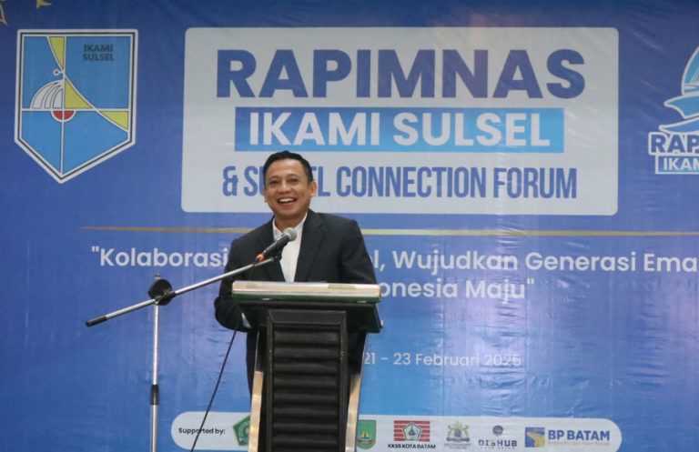 Waketum KADIN Indonesia Andi Muhammad Yuslim Patawari Apresiasi Rapimnas IKAMI Sulsel di Batam