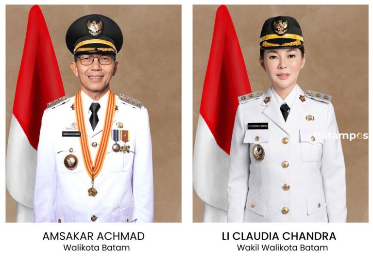 Amsakar-Li Claudia Dilantik Sebagai Wali Kota dan Wakil Wali Kota Batam di Jakarta, Hari Ini