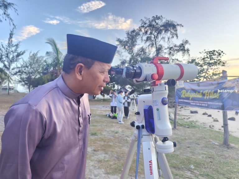 Pemantauan Hilal Idulfitri di D’ Bintan Villa Kabupaten Bintan