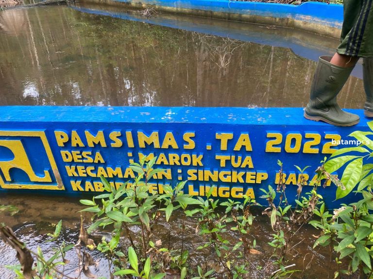Proyek Pengadaan Penampungan Air Bersih PANSIMAS Tahun 2022 di Desa Marok Tua Dinilai Buang-buang Anggaran