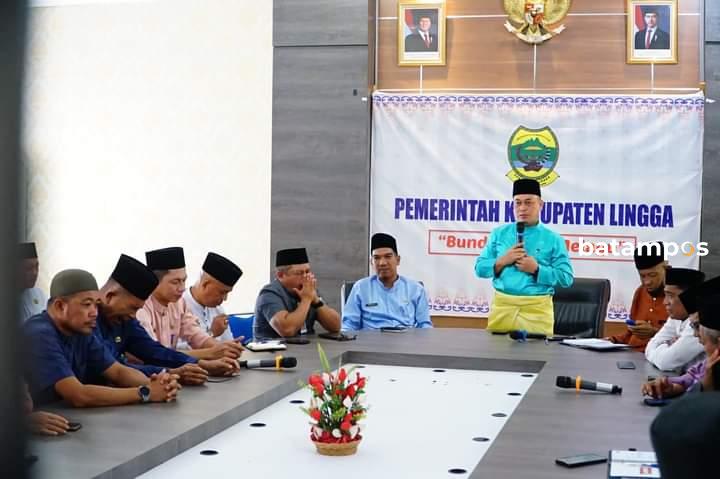 Rapat Perdana Bupati dan Wakil Bupati Lingga, Menyelaraskan Program Kerja dengan Visi Dan Misi Pembangunan Daerah