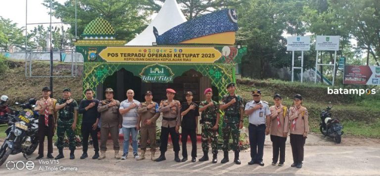 Polresta Barelang Buka Pos Terpadu Operasi Ketupat 2025 di Jembatan I
