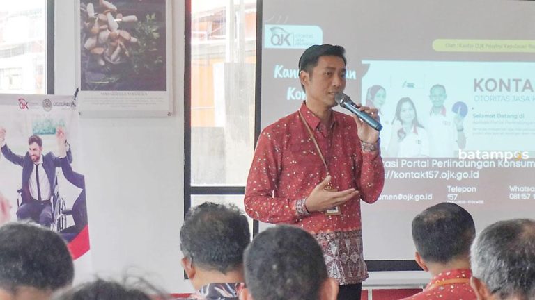 OJK Kepri Bantu Kelompok Rentan Terhindar dari Jerat Pinjol dan Investasi Ilegal