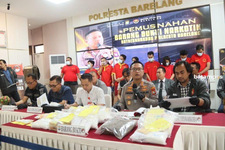 Barang Bukti Sabu 11 Kg dan 746,53 Gram Ganja, Penindakan Selama Awal Tahun Dimusnahkan