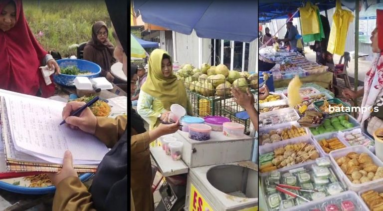 Puskesmas Sekupang Awasi Takjil di Bazar Ramadan Tanjung Riau