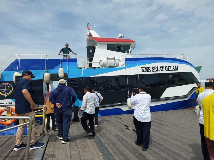 KPKNL Rekomendasi Sewa KMP Selat Gelam Rp2 Juta Per Hari